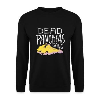 Type 1 Diabetes funny Diabetic Diabetes Gift Idea - Unisex Sweatshirt - black - Front - Alina (178cm) & Michal (187cm)