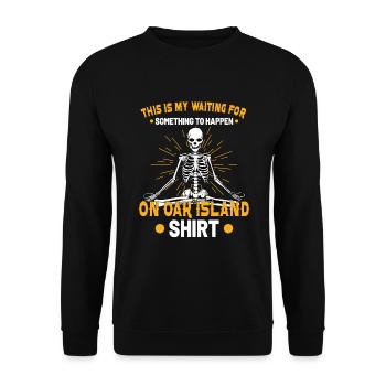 Oak Island Chasse au trésor Secret de Oak Island - Sweat-shirt Unisexe - noir - Devant - Alina (178cm) & Michal (187cm)