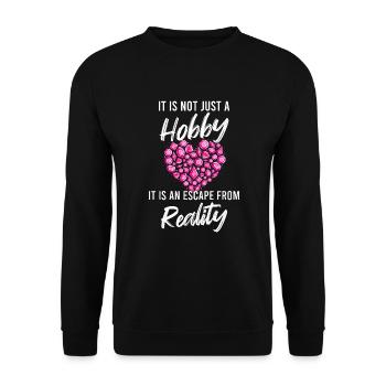 Diamond Panting Gift Idea for Women Woman - Unisex Pullover - Schwarz - Vorne - Alina (178cm) & Michal (187cm)
