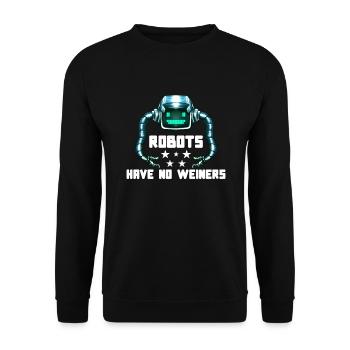 Robotik Ingenieur Für Maschinelles Lernen - Unisex Pullover - Schwarz - Vorne - Alina (178cm) & Michal (187cm)