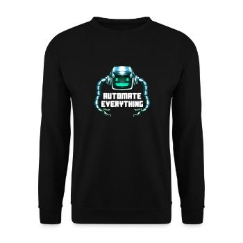 Robotik Ingenieur Für Maschinelles Lernen - Unisex Pullover - Schwarz - Vorne - Alina (178cm) & Michal (187cm)