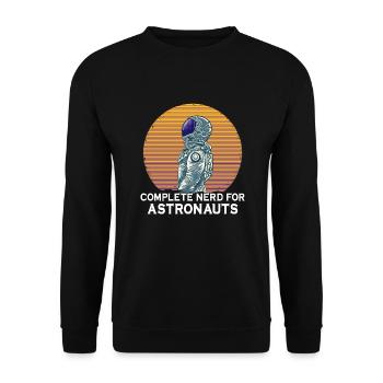 Astronaute Astronomie Système Solaire Espace Enfants - Sweat-shirt Unisexe - noir - Devant - Alina (178cm) & Michal (187cm)