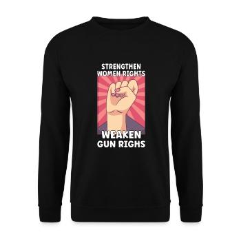 Féminisme Pouvoir des femmes Pro-choix Pro Avortement - Sweat-shirt Unisexe - noir - Devant - Alina (178cm) & Michal (187cm)