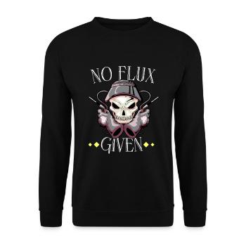 Welder Wife Funny Funny Welding Girlfriend Gift - Unisex Pullover - Schwarz - Vorne - Alina (178cm) & Michal (187cm)