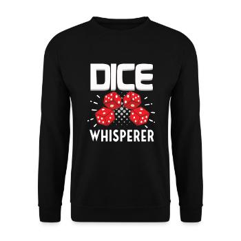 Poker Casino Poker Player Gambling Las Vegas Cadeau - Sweat-shirt Unisexe - noir - Devant - Alina (178cm) & Michal (187cm)