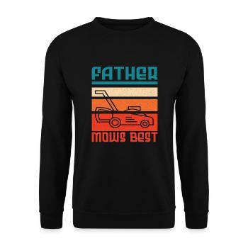 Garden Plants Gardener Lawn Mowing Leaf Blowers - Unisex Sweatshirt - black - Front - Alina (178cm) & Michal (187cm)