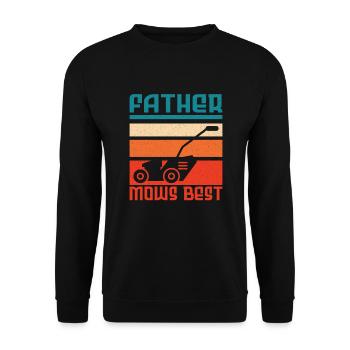Garden Plants Gardener Lawn Mowing Leaf Blowers - Unisex Sweatshirt - black - Front - Alina (178cm) & Michal (187cm)