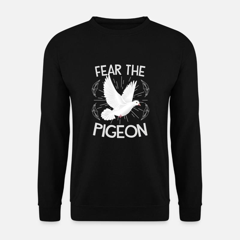 Pigeon Pigeon Racing Pigeon Racer Pigeon Keeper - Unisex Pullover - Schwarz