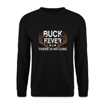 Deer Hunting Hunting Season Buck Hunting - Unisex Sweatshirt - black - Front - Alina (178cm) & Michal (187cm)