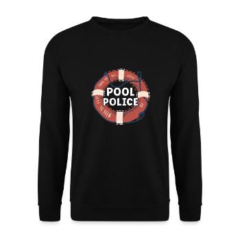 Natation Drôle Natation Nageur Nageur Citations - Sweat-shirt Unisexe - noir - Devant - Alina (178cm) & Michal (187cm)