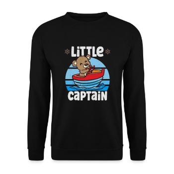 Voilier Voilier Bateau Kid Enfant Yacht Bateau - Sweat-shirt Unisexe - noir - Devant - Alina (178cm) & Michal (187cm)