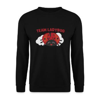Ladybug Ladybug Entomology Insects - Unisex Sweatshirt - black - Front - Alina (178cm) & Michal (187cm)