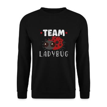 Coccinelle Coccinelle Entomologie Insectes - Sweat-shirt Unisexe - noir - Devant - Alina (178cm) & Michal (187cm)