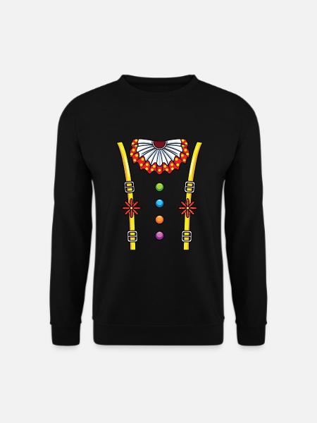 Clown Circus Costume Halloween - Sweat-shirt Unisexe - noir