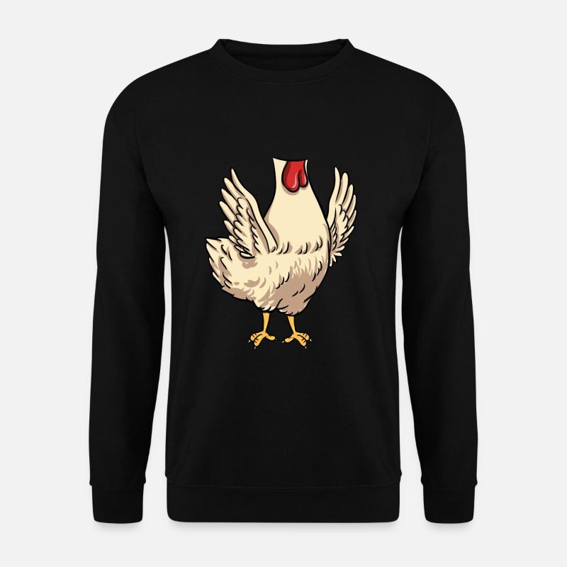 Headless Chicken Costume Halloween - Unisex Sweatshirt - black