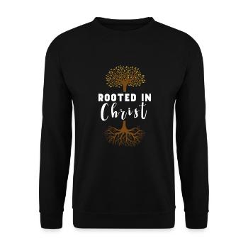 Jesus Christianity God Praying Prayer Pastor - Unisex Sweatshirt - black - Front - Alina (178cm) & Michal (187cm)