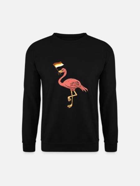 Gay Bear Flamingo Gay Bear Pride - Unisex Pullover - Schwarz