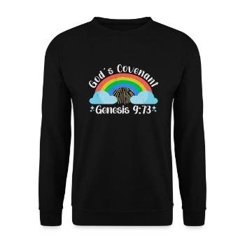 Pansexual Gay Pansexuality Asexual Asexuality - Unisex Sweatshirt - black - Front - Alina (178cm) & Michal (187cm)