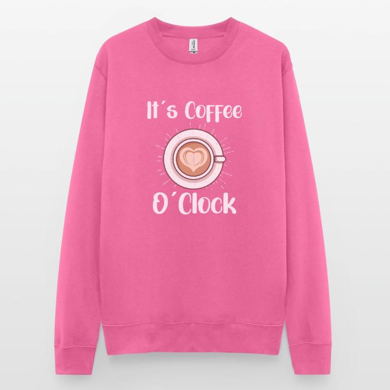 Coffee Lover Caffeine Molecule Java Latte Espresso Unisex Sweatshirt