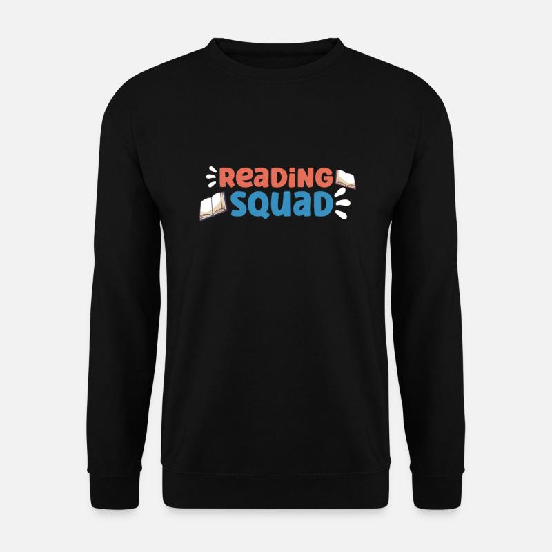 Buchleser Leseliteratur Bücherwurm Geschenkidee - Unisex Pullover - Schwarz