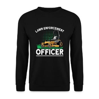 Garden Plants Gardener Lawn Mowing Leaf Blowers - Unisex Sweatshirt - black - Front - Alina (178cm) & Michal (187cm)