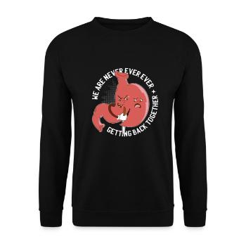 Gastric sleeve gastrectomy Sleeve gastrectomy - Unisex Sweatshirt - black - Front - Alina (178cm) & Michal (187cm)