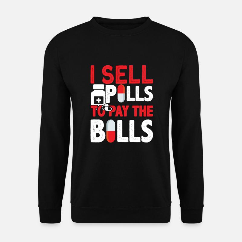 Funny pharmacist-pharmacy-technician-pharmacy - Unisex Sweatshirt - black
