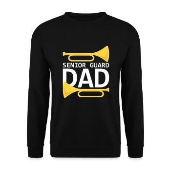 Marching Band Clarinetist School Rehearsal Music - Unisex Sweatshirt - black - Front - Alina (178cm) & Michal (187cm)