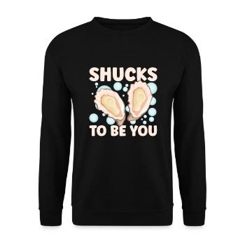 Auster-liebhaber Lustige Auster Auster Shucker - Unisex Pullover - Schwarz - Vorne - Alina (178cm) & Michal (187cm)