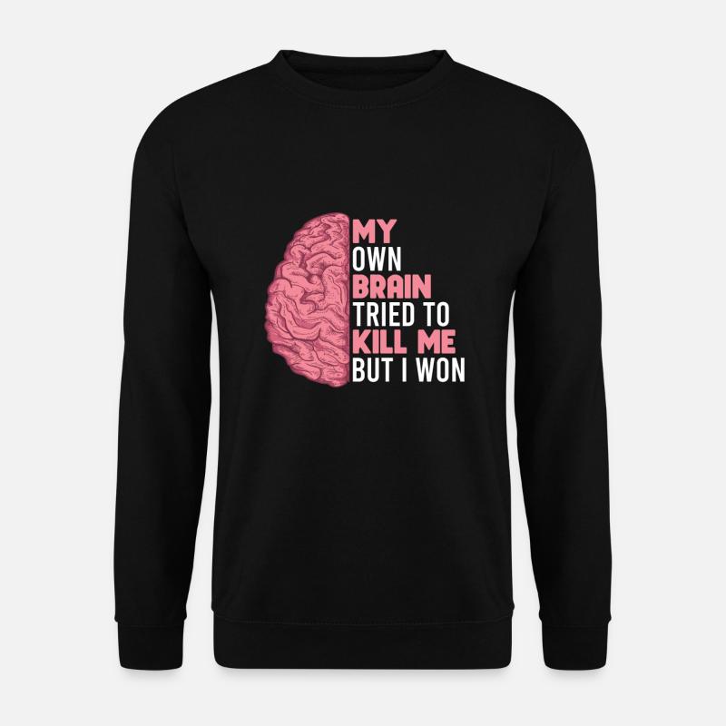 Schlaganfall Survivor Schlaganfall Bewusstsein - Unisex Pullover - Schwarz