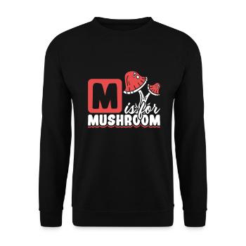 Morels Mushroom Picker Mushroom Farmer Mushroom - Unisex Sweatshirt - black - Front - Alina (178cm) & Michal (187cm)