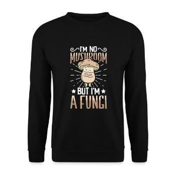 Morels Mushroom Picker Mushroom Farmer Mushroom - Unisex Sweatshirt - black - Front - Alina (178cm) & Michal (187cm)