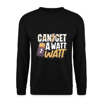 Electrician Electrical Engineer Lineman Electrical - Unisex Sweatshirt - black - Front - Alina (178cm) & Michal (187cm)