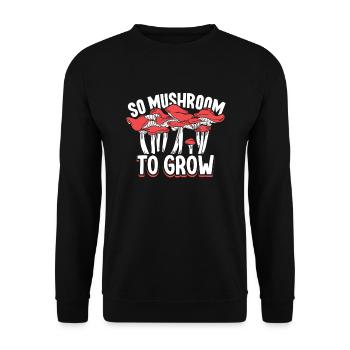 Morels Mushroom Picker Mushroom Farmer Mushroom - Unisex Pullover - Schwarz - Vorne - Alina (178cm) & Michal (187cm)