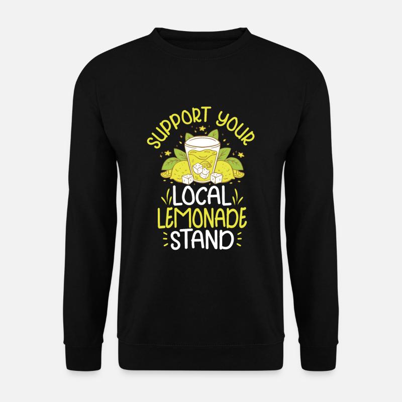 Lemonade Rack Lemon Juice Homemade - Unisex Sweatshirt - black