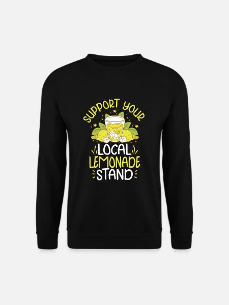 Lemonade Rack Lemon Juice Homemade - Unisex Sweatshirt - black