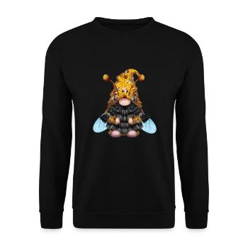 Gnome Abeille Abeille Apiculteur Apiculture Abeille Apiculture - Sweat-shirt Unisexe - noir - Devant - Alina (178cm) & Michal (187cm)