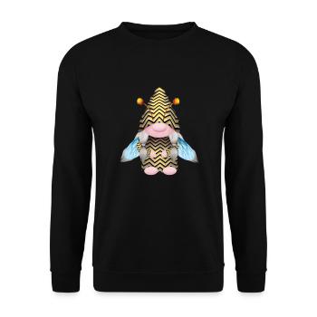 Gnome Abeille Abeille Apiculteur Apiculture Abeille Apiculture - Sweat-shirt Unisexe - noir - Devant - Alina (178cm) & Michal (187cm)