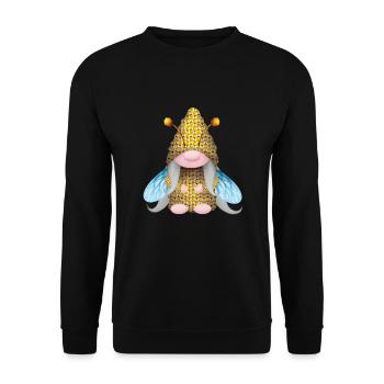 Gnome Abeille Abeille Apiculteur Apiculture Abeille Apiculture - Sweat-shirt Unisexe - noir - Devant - Alina (178cm) & Michal (187cm)