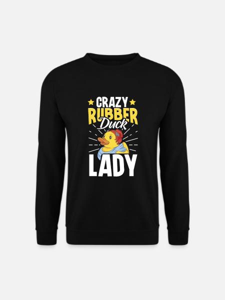 Rubber Duck Ducks Bird Hunt Duck lover Gift Idea - Unisex Pullover - Schwarz