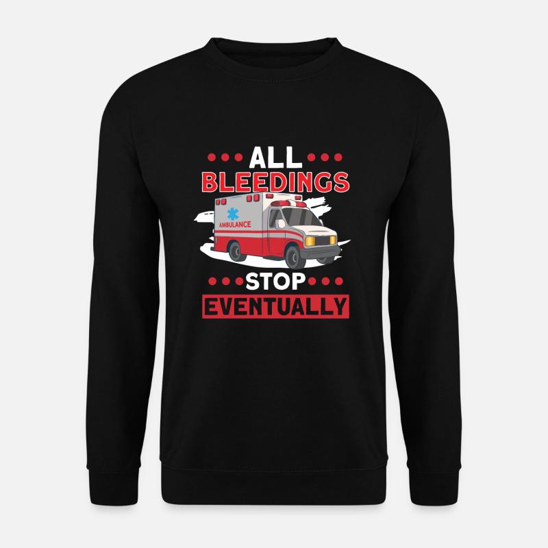Paramedic First Responder Ambulance Driver - Unisex Sweatshirt - black
