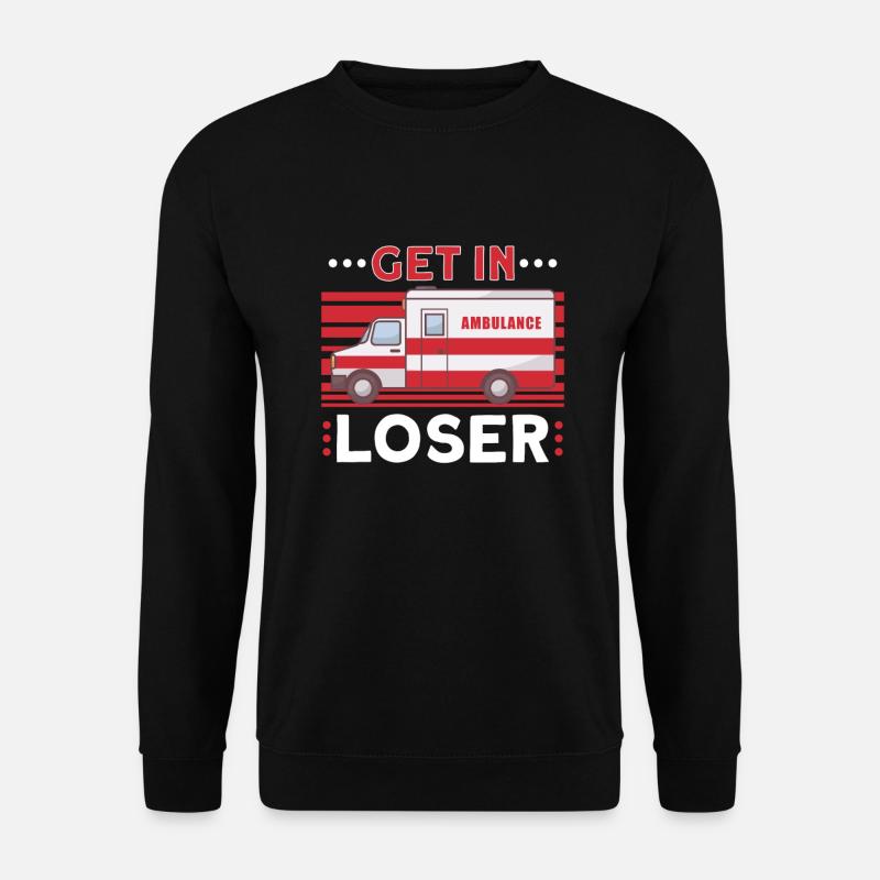 Paramedic First Responder Ambulance Driver - Unisex Sweatshirt - black