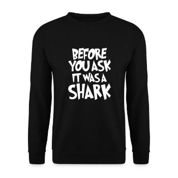 Beinamputierte Montage Erforderliche - Unisex Pullover - Schwarz - Vorne - Alina (178cm) & Michal (187cm)