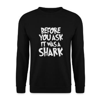Beinamputierte Montage Erforderliche - Unisex Pullover - Schwarz - Vorne - Alina (178cm) & Michal (187cm)