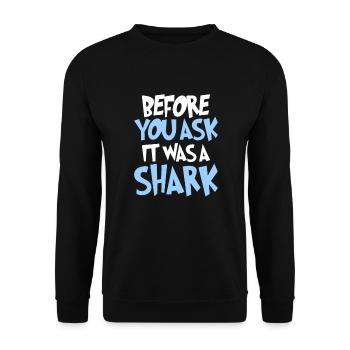 Beinamputierte Montage Erforderliche - Unisex Pullover - Schwarz - Vorne - Alina (178cm) & Michal (187cm)