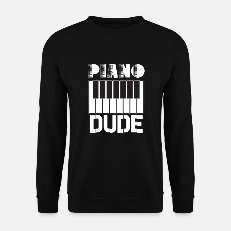 Piano Player Funny Piano Keyboard - Unisex Sweatshirt - black