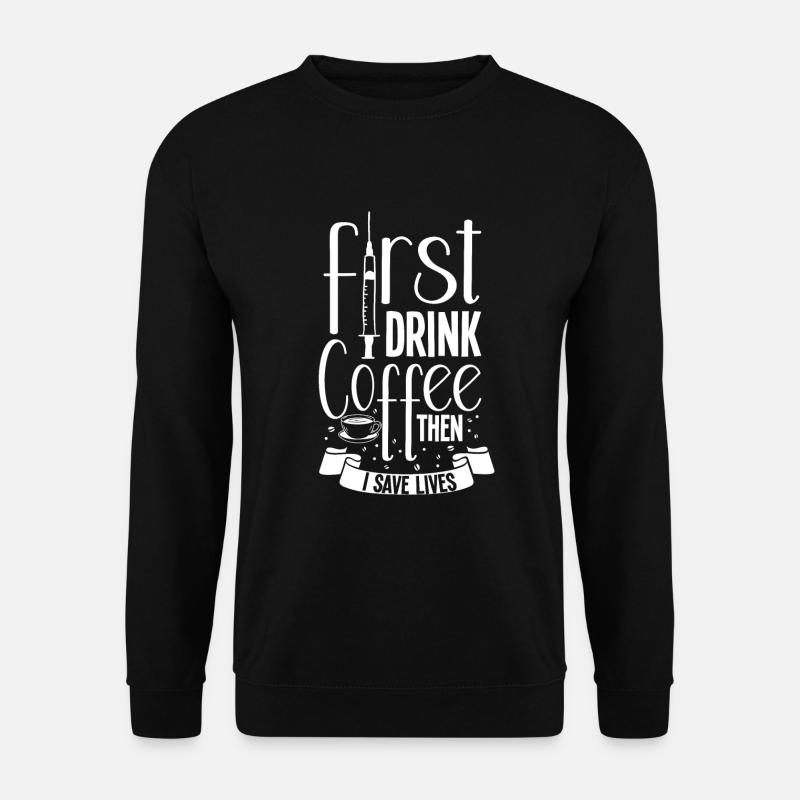 Krankenschwester Krankenpflege Klinik Sanitäter - Unisex Pullover - Schwarz