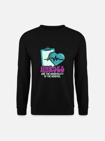 Nurse Nursing Clinic Paramedic - Unisex Sweatshirt - black