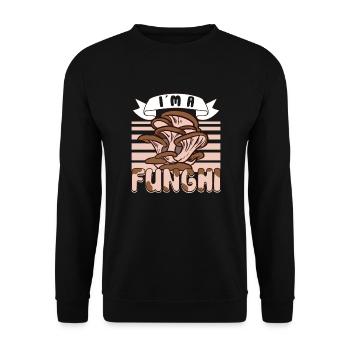 Morels Mushroom Picker Mushroom Farmer Mushroom - Sweat-shirt Unisexe - noir - Devant - Alina (178cm) & Michal (187cm)