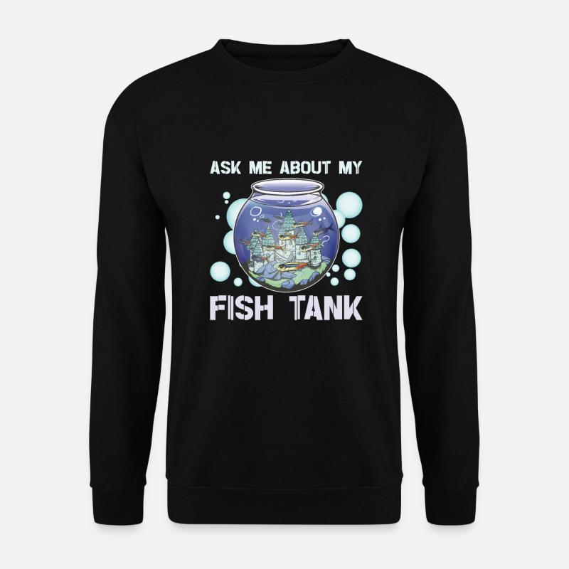 Aquaristik Aquarium Keeper Fishkeeper - Unisex Pullover - Schwarz